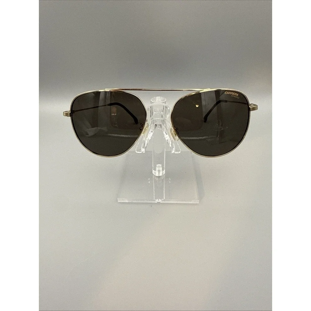 Carrera Authentic 188/G/S Gold Aviator Sunglasses J5GIR Luxury Memory Metal Rich